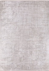 The Sea Spray - Washable Rug - JR847 (Custom Size) features a light grey flat weave with subtle textured patterns of uneven abstract lines and shading for a modern, distressed look, finished with neatly refined edges.