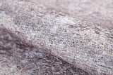 Close-up of Slate Charm - Washable Rug - JR1740 (Custom Size), featuring a textured light gray and brown, bark-like pattern with subtle speckles and natural lines—ideal for cream and beige rugs in high-traffic areas.