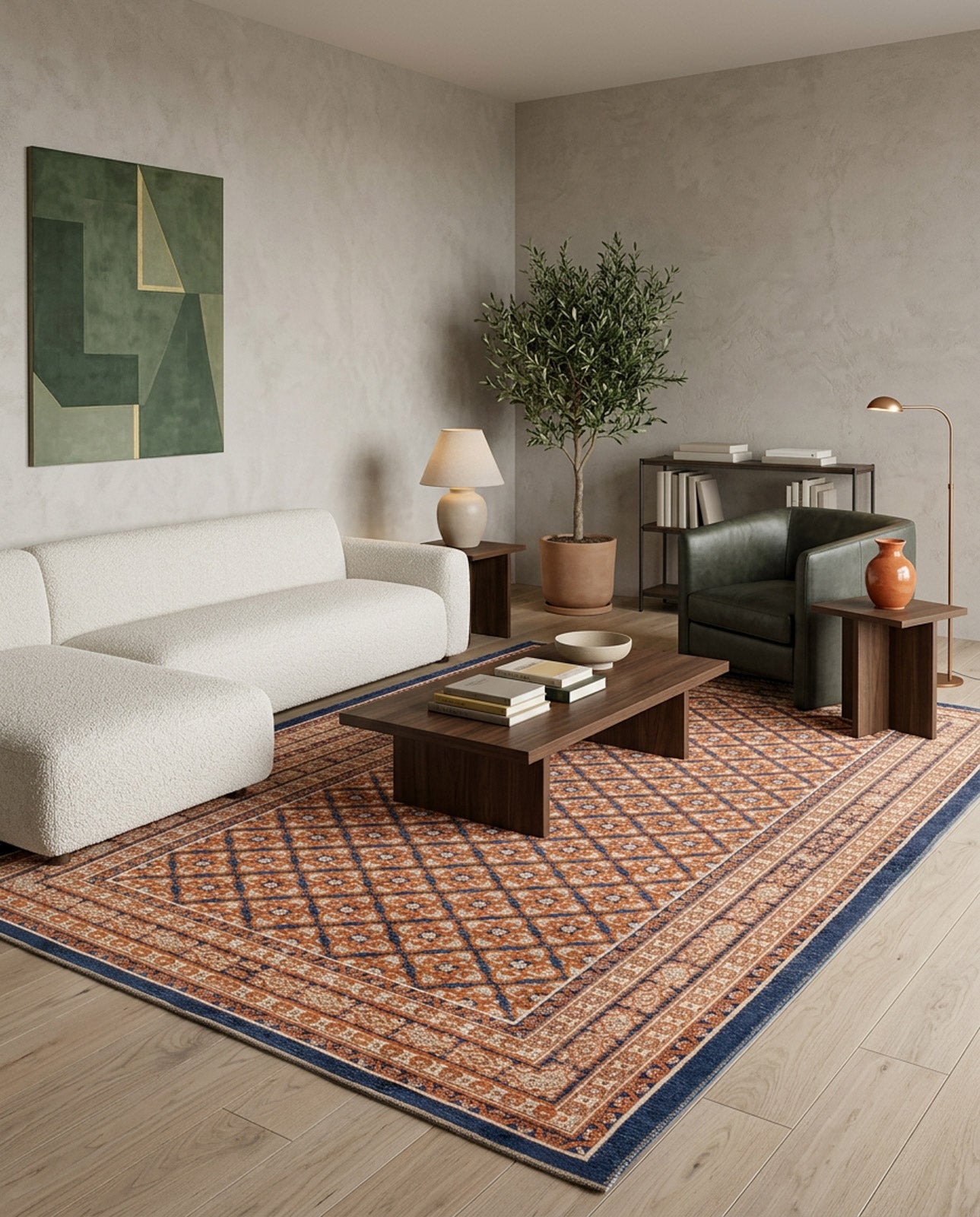 Spice Lattice Area Rug APX1951