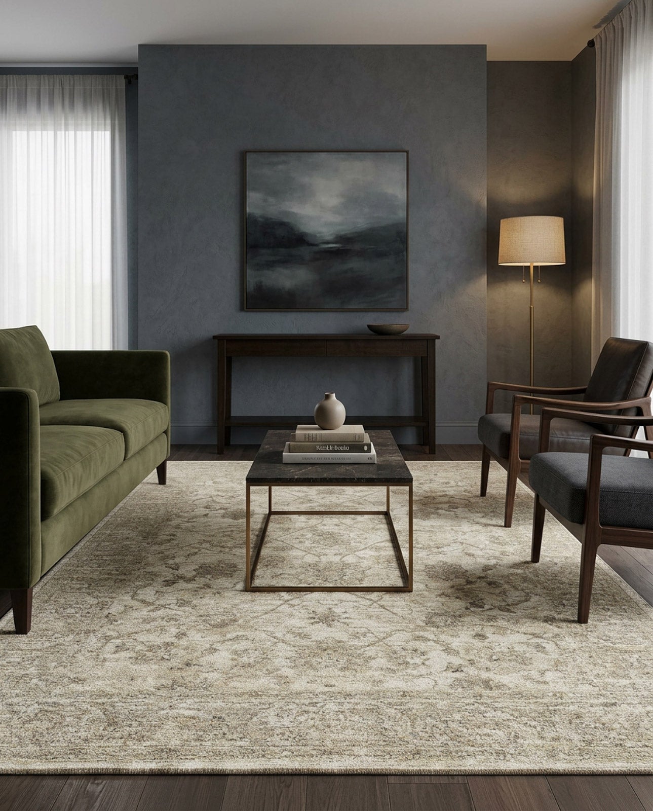 Stone Garden Area Rug APX1961