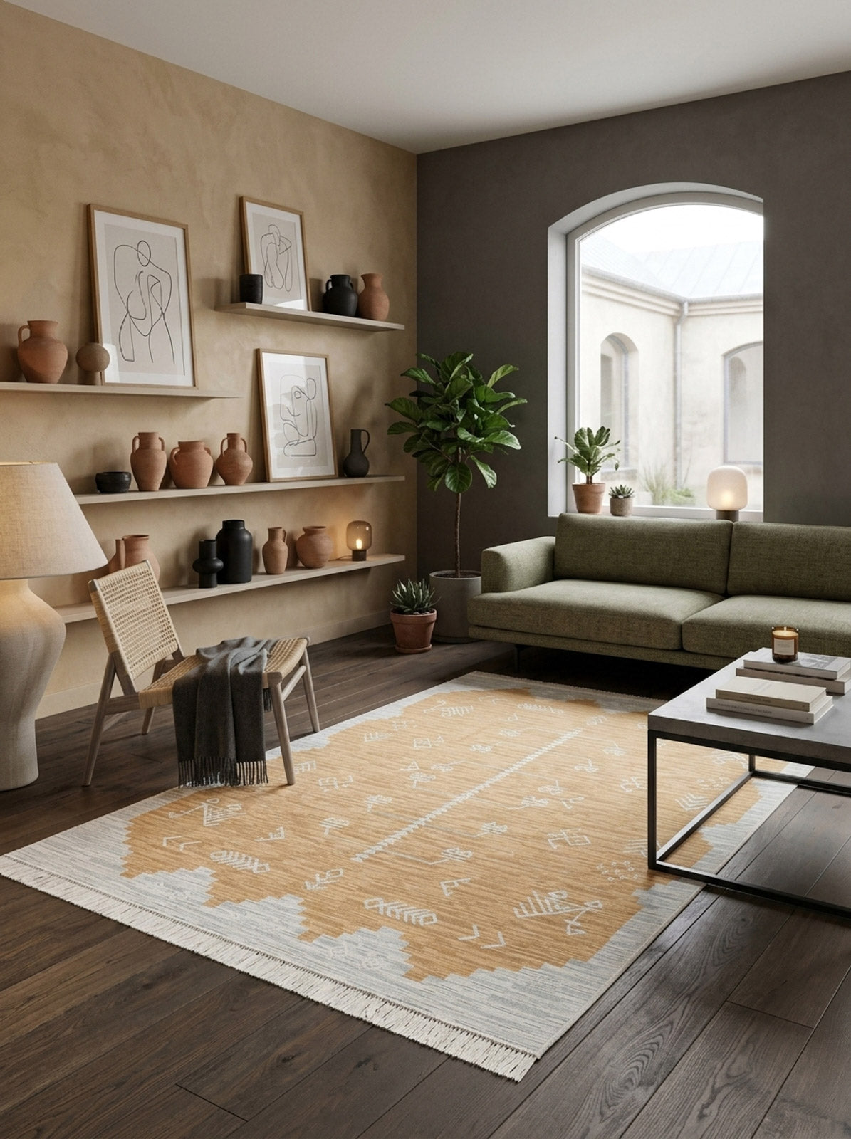 Sunbeam Line - Washable Reversible Kilims - AR23
