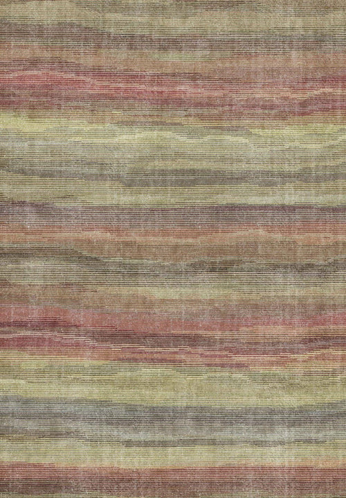 Load image 1 in gallery view. Sunset Stripe - Washable Rug - JRN1069