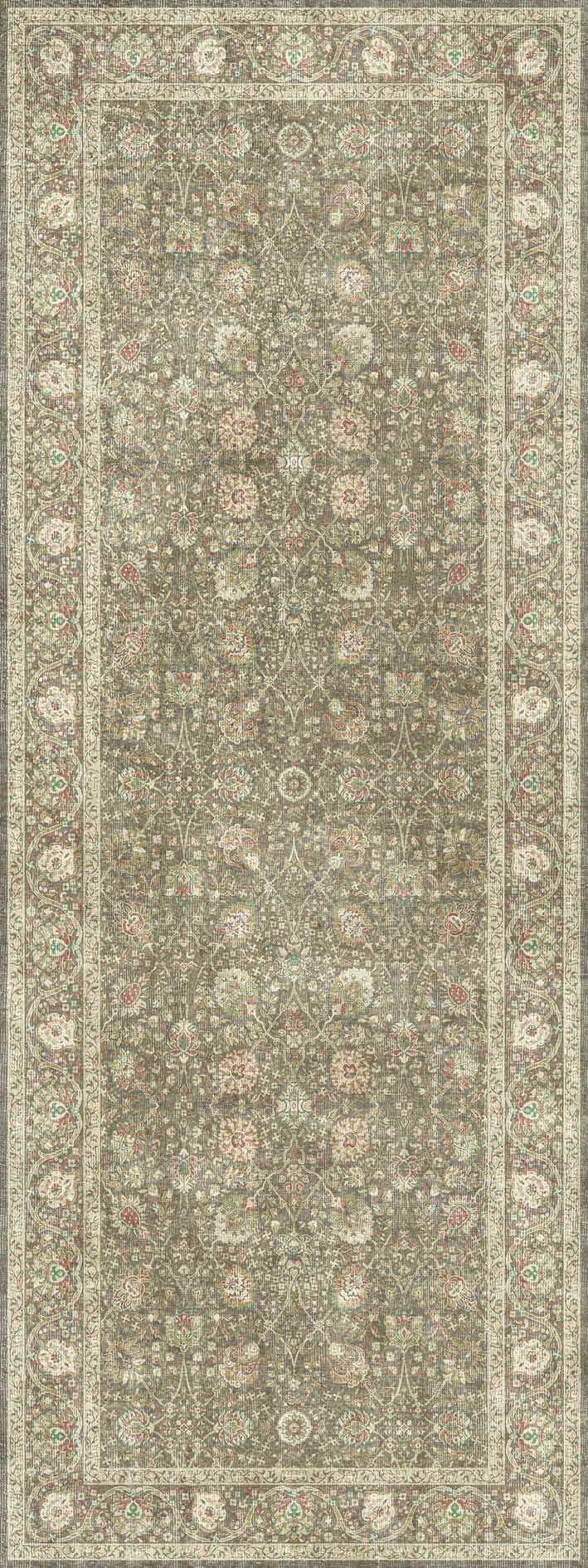 Arabesque Trellis - Waschbarer Teppich - JR1732