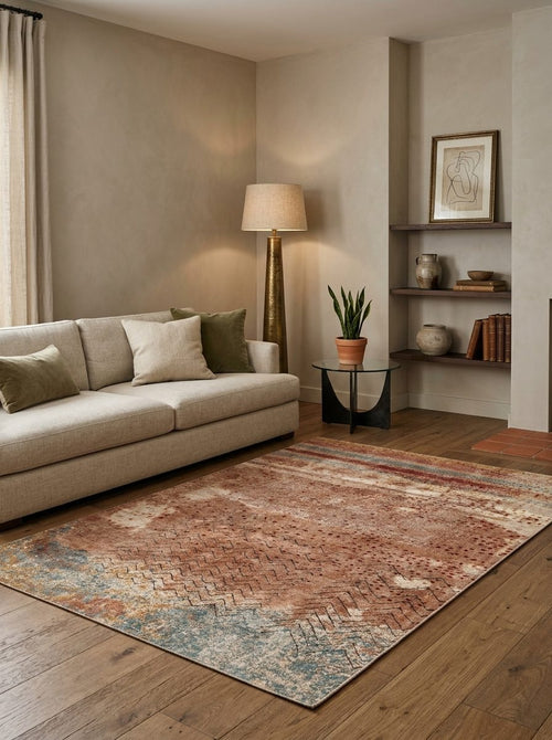 Load image 1 in gallery view. Terra Drift - Washable Rug - JRN1056