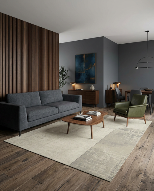 Load image 1 in gallery view. Thermal Fog - Area Rug - MRN1