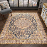 Majestic Crest - Washable Rug - JRN1015 (Custom Size)