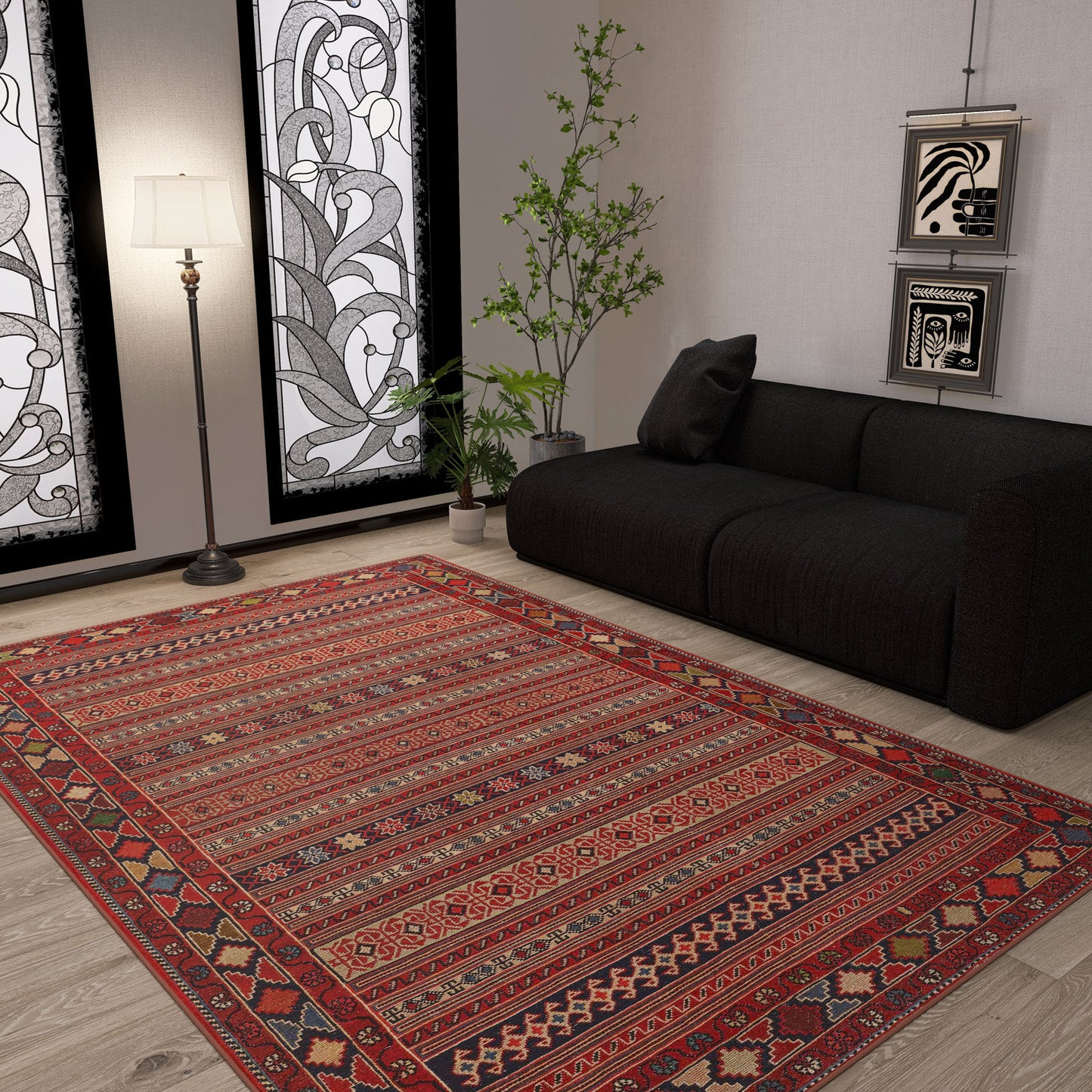 Majestic Loom - Washable Rug - JRN1003 (Custom Size)