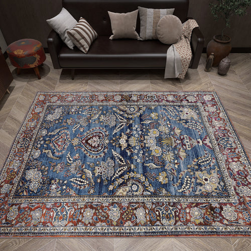 Load image 1 in gallery view. Imperial Medallion - Washable Rug - JRN1006 (Custom Size)