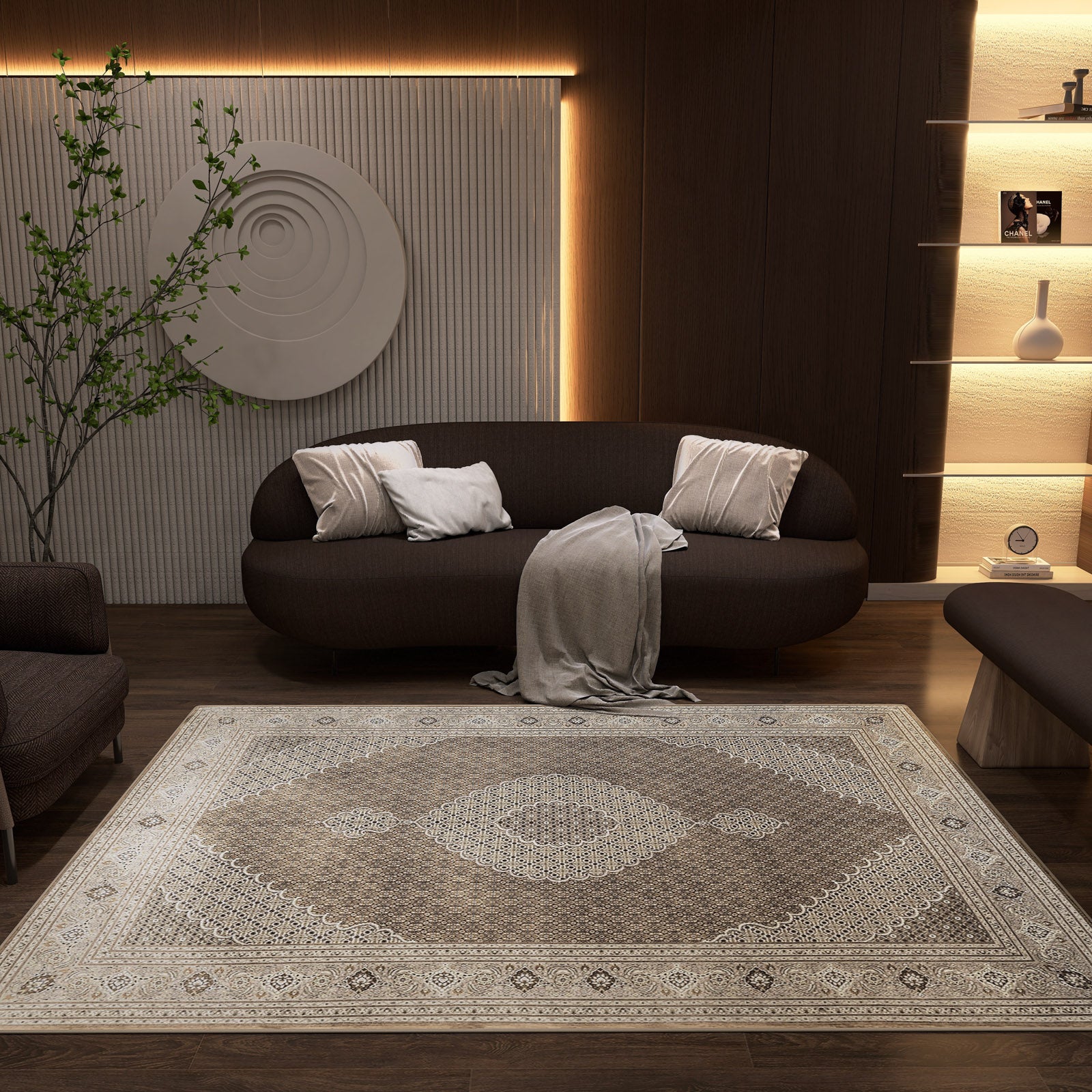 Timeless Arabesque - Washable Rug - JRN1002