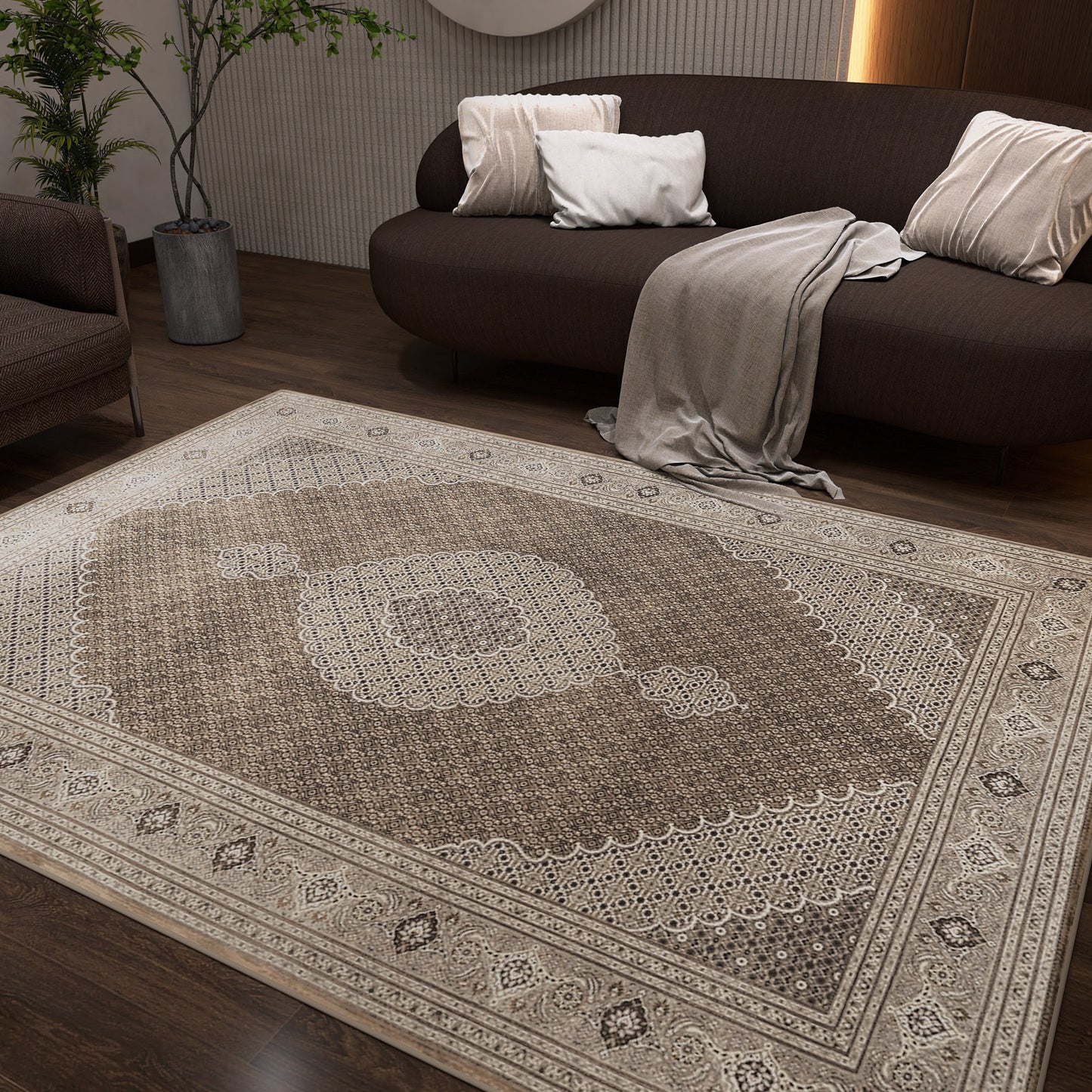 Timeless Arabesque - Washable Rug - JRN1002