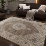 Timeless Arabesque - Washable Rug - JRN1002 (Custom Size)