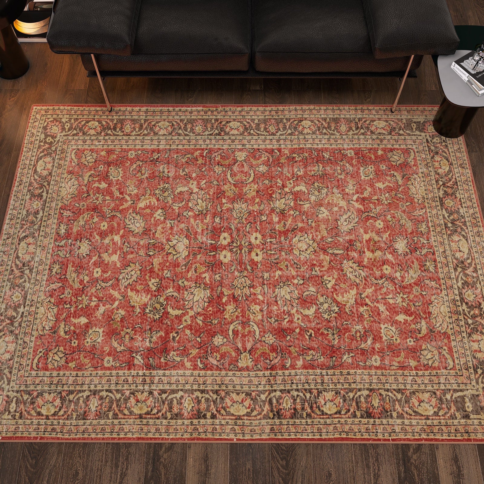 Legacy Wreath - Washable Rug - JRN1024 (Custom Size)