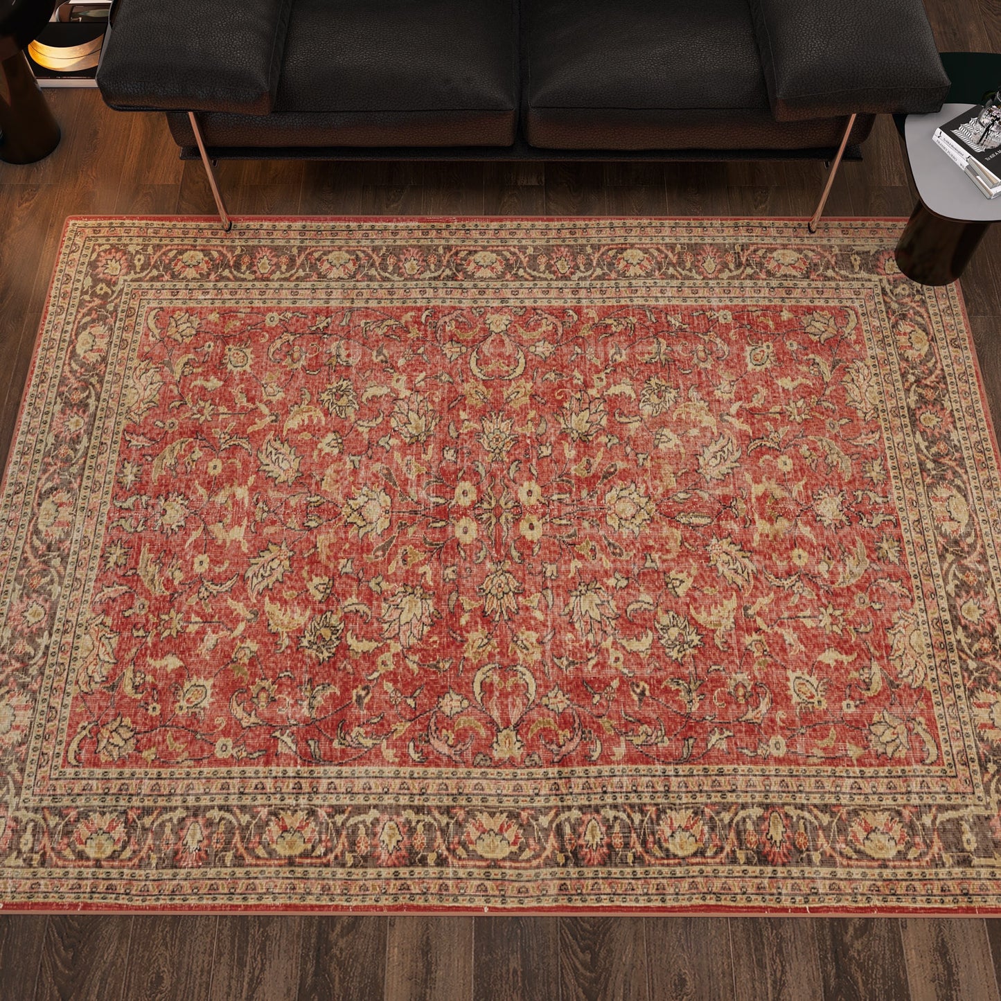 Legacy Wreath - Washable Rug - JRN1024 (Custom Size)