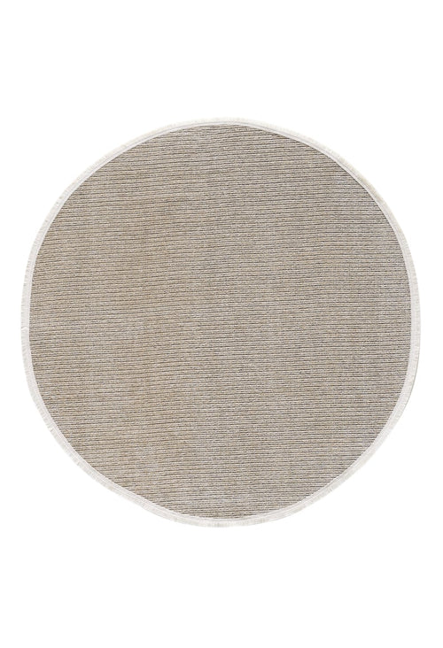 Load image 1 in gallery view. The Velvet Touch Beige Area Rug - PST002 features an oval shape, light beige color, subtle textured pattern, and white border, inspired by contemporary rug designs—shown against a white background.