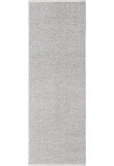 The Velvet Touch Cream Area Rug - PST001 features a rectangular shape, light gray hue, subtle woven pattern, and short fringed edges—ideal for modern spaces seeking contemporary style and a soft-touch feel.