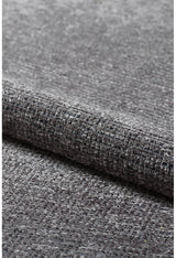 Close-up view of Velvet Touch Dark Gray Area Rug - PST005, featuring textured gray fabric with a subtle grid-like pattern, ideal for soft-touch rugs that enhance contemporary decor.