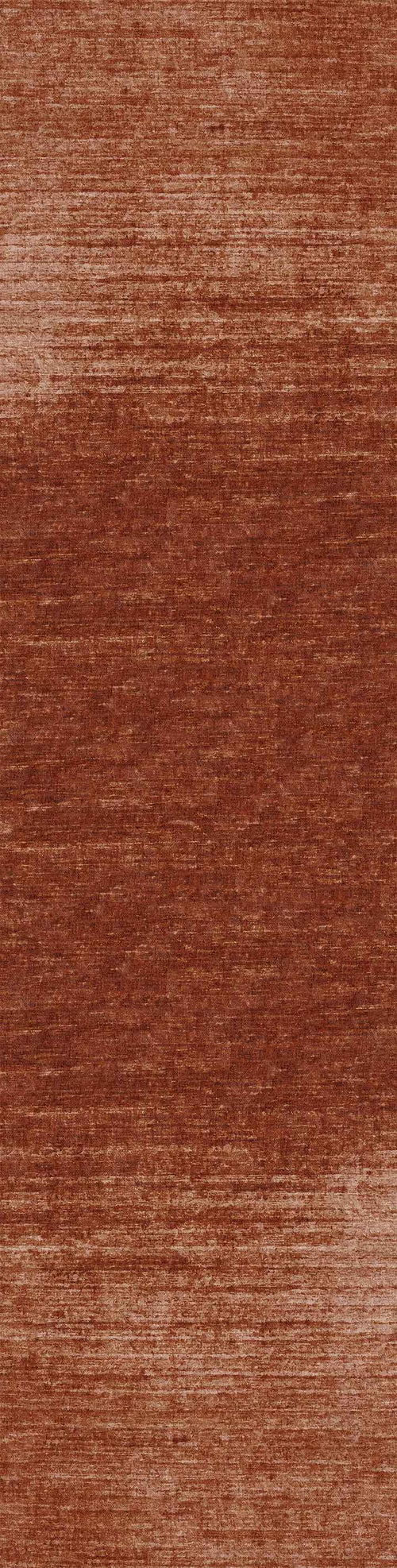 Load image 1 in gallery view. The Vintage Reverie - Washable Rug - JRN31 (Custom Size) features reddish-brown and rust horizontal streaks inspired by flat weave rugs, creating a subtle, blended pattern reminiscent of woven fabric or a painted background.