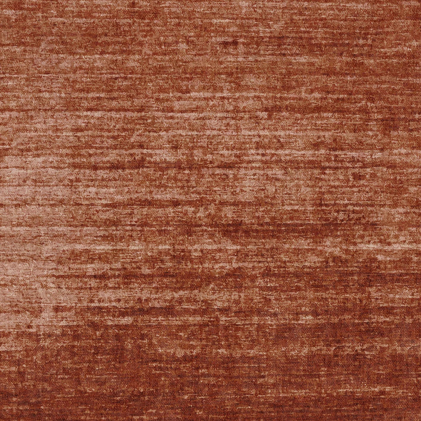 Close-up of the Vintage Reverie - Washable Rug - JRN31 (Custom Size), featuring a reddish-brown flat weave with a subtle horizontal pattern and gently worn, velvety look—perfect for high-traffic spaces.