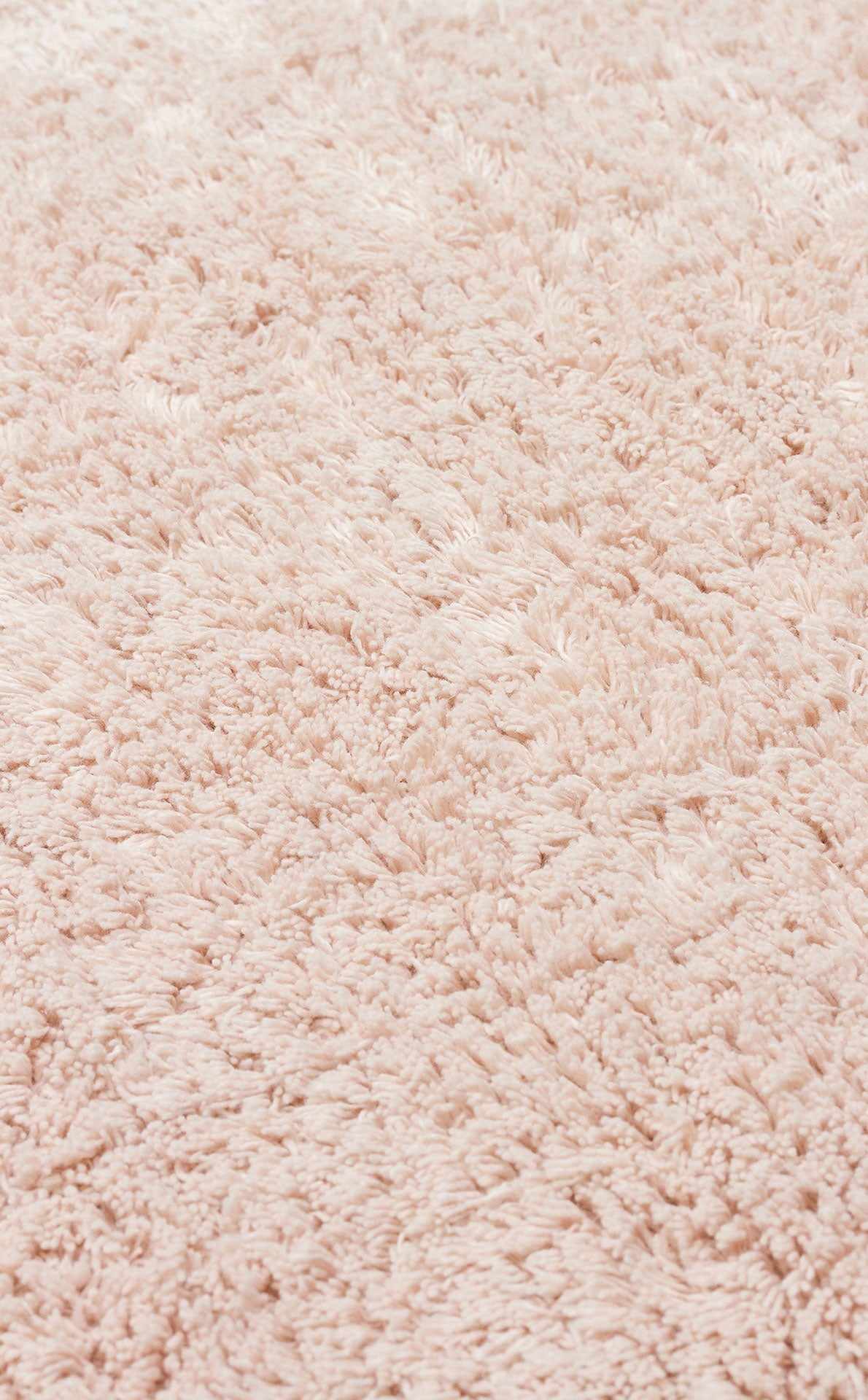 Close-up of the Warm Sand - Washable Shaggy (CBNPLAIN) rug, featuring a soft, fluffy cream beige surface with textured shaggy fibers.