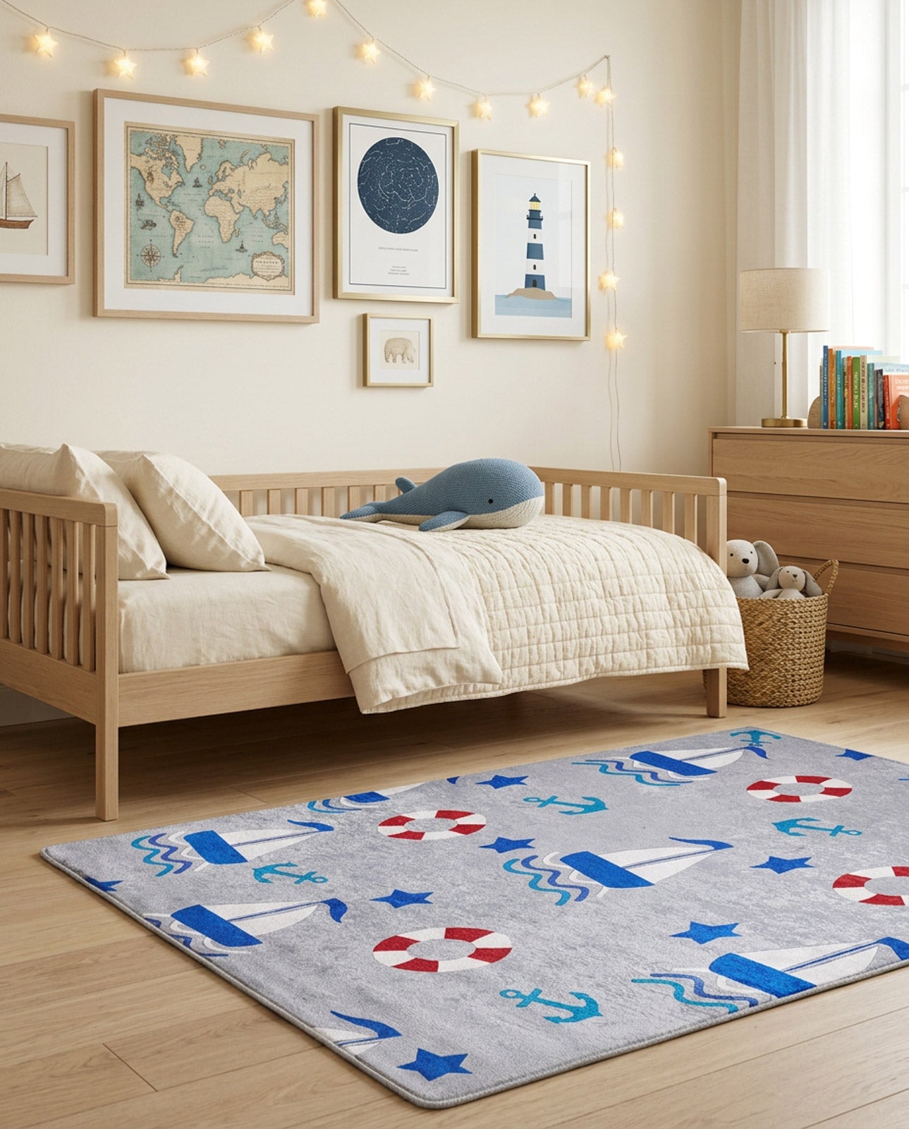 WaveVenture - Machine-Washable Rug JRC087