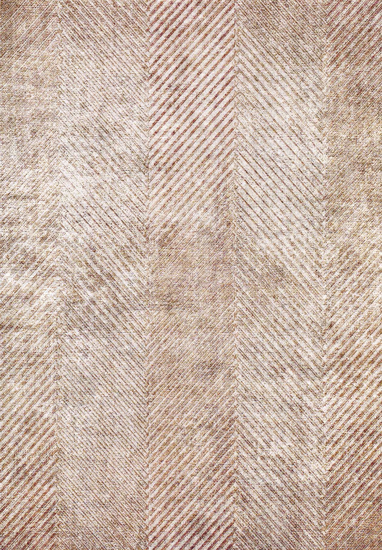 Wheat Herring - Washable Rug - JRN1057