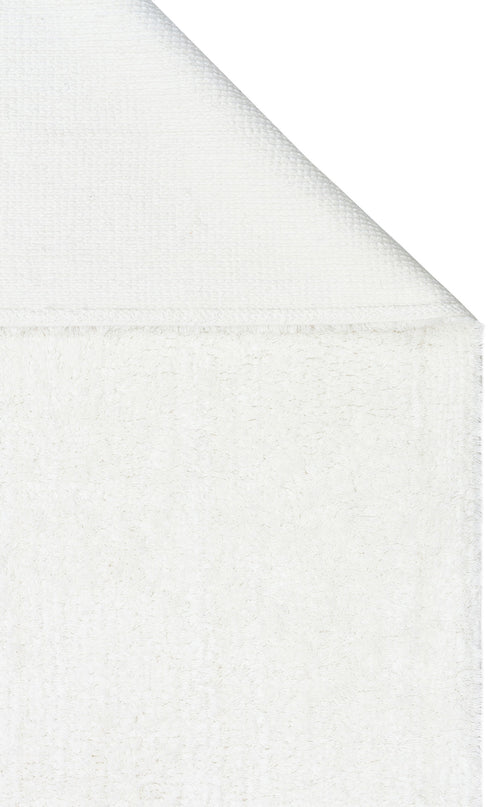 Load image 1 in gallery view. White Cotton - Washable Shaggy - CBNPLAIN