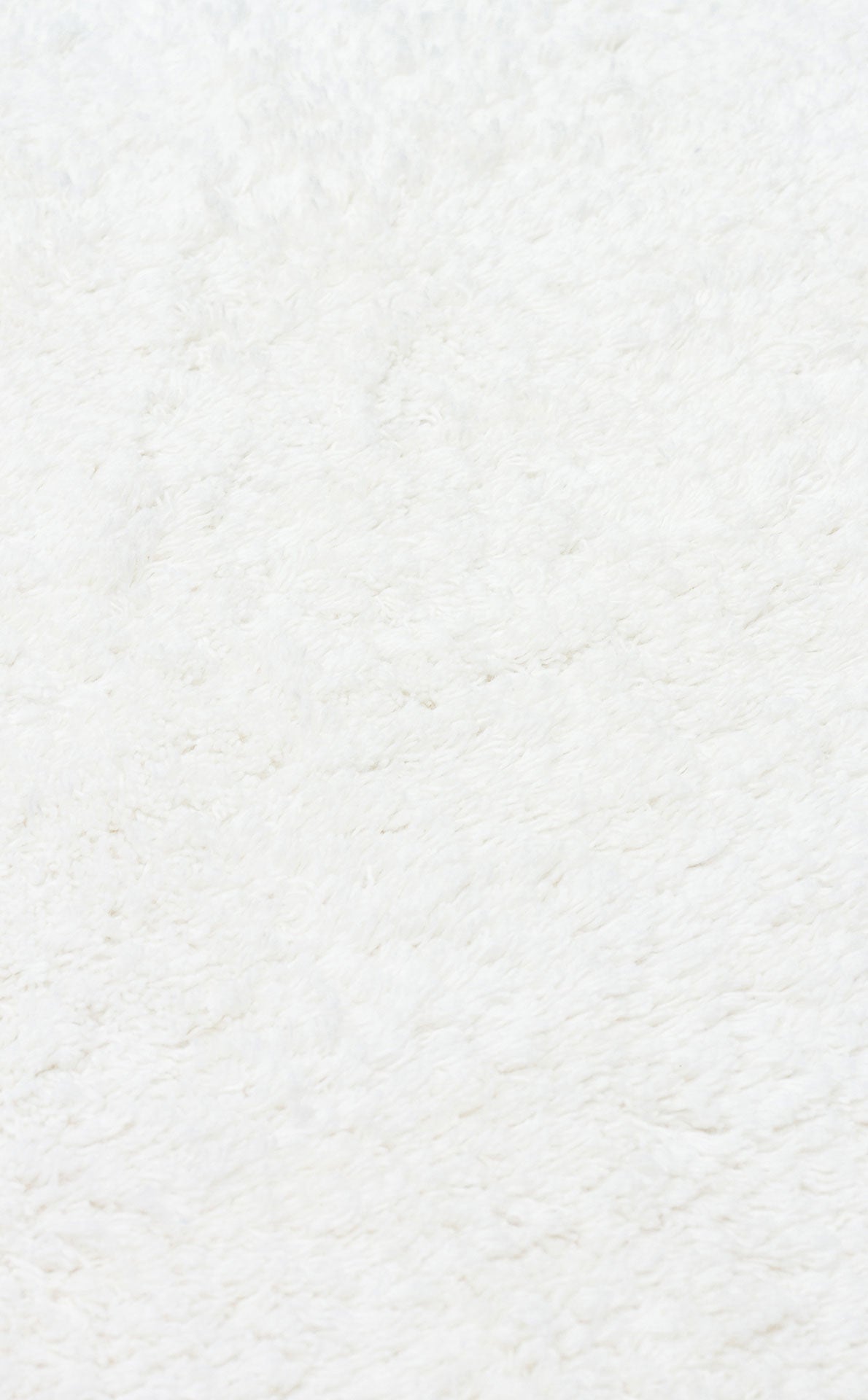 White Cotton - Washable Shaggy - CBNPLAIN