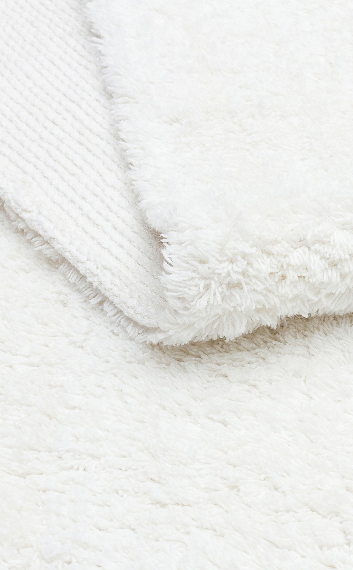 White Cotton - Washable Shaggy - CBNPLAIN