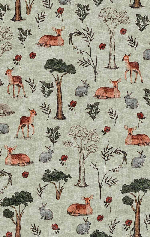 Load image 1 in gallery view. Woodland Friends - Washable Kids Rug - JRN1111