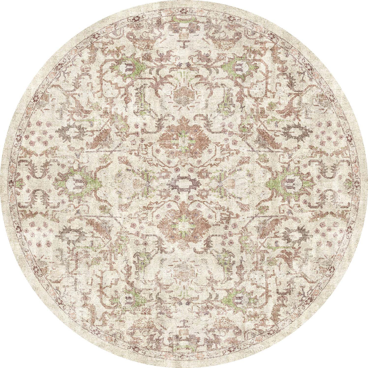 Sandstone Oushak - Washable Rug - JRN1128