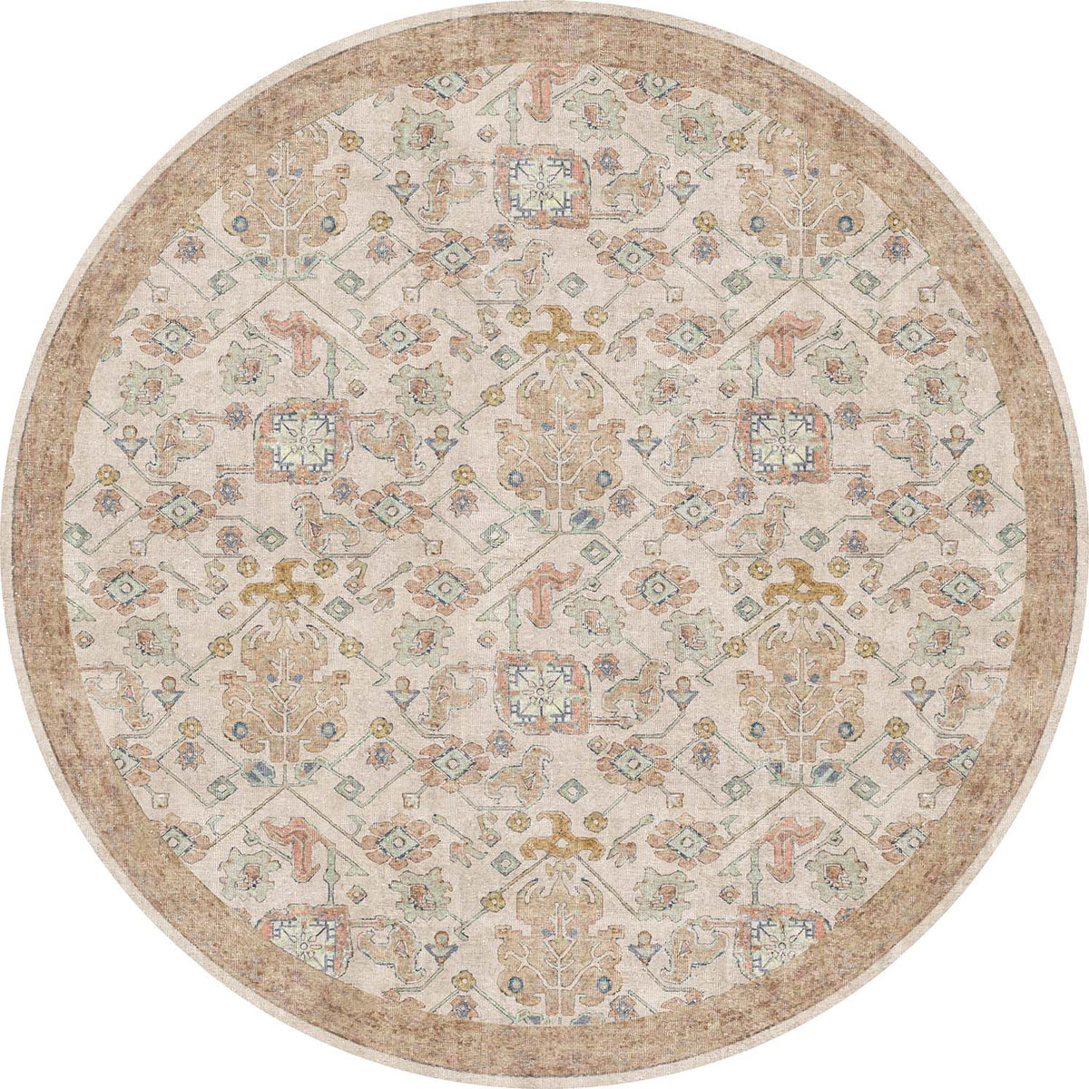 Arabesque Trellis - Waschbarer Teppich - JR1732