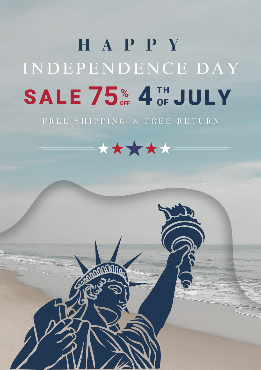 Happy Independence Day – JUSTRUG 4th of July Sale, 75% Off Washable Rugs
