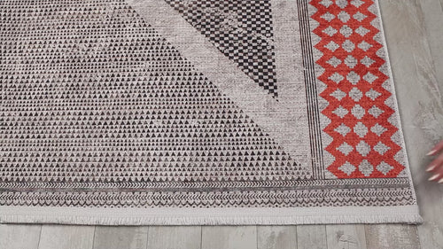 Load image 1 in gallery view. Sleek Design - Washable Rug - JR1727 (Custom Size)