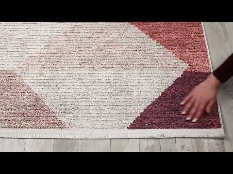 Load image 1 in gallery view. Asymmetrical Wonder - Washable Rug - JR1725 (Custom Size)