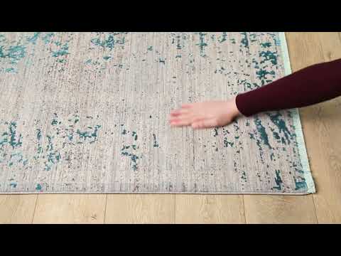 Load image 1 in gallery view. Whispering Mist Modern Rug - Blue - HRD001