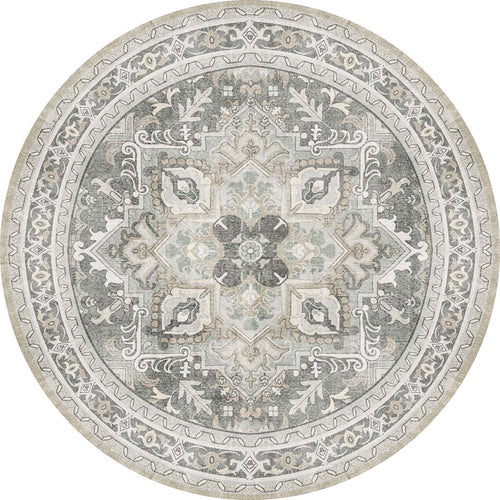 Load image 1 in gallery view. Pewter Heriz - Washable Rug - JRN1147