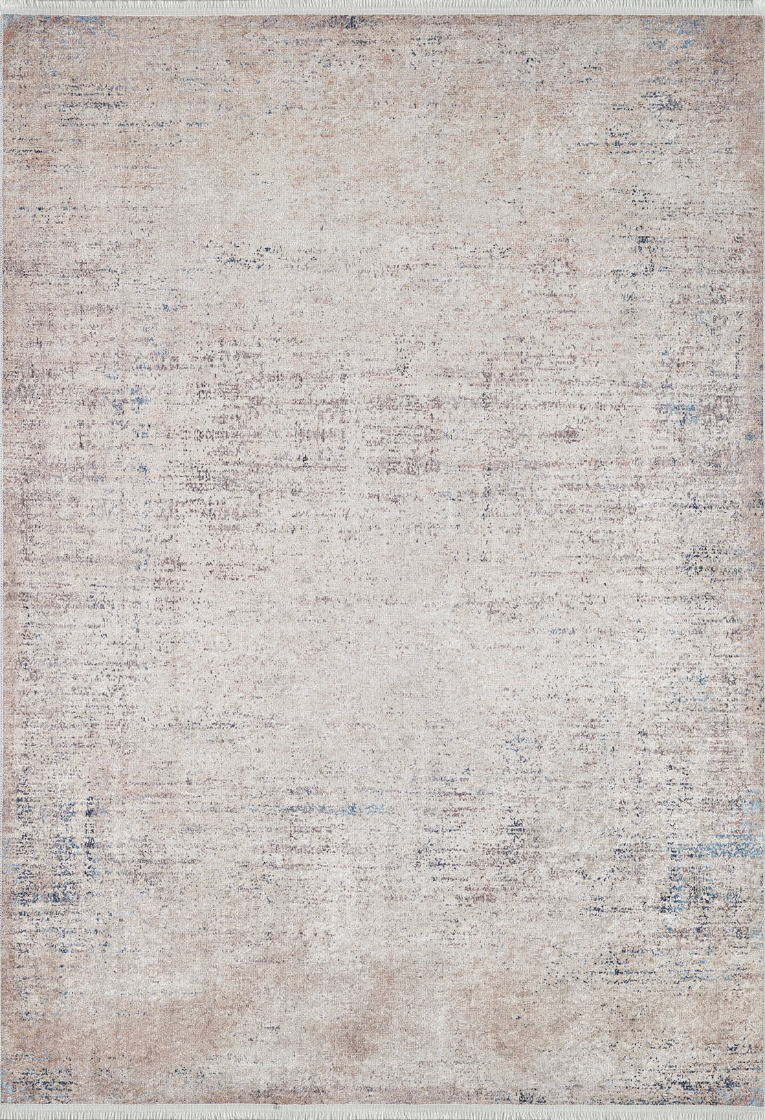 The Copper Glow - Washable Rug - JR1700 is a large, rectangular rug in soft beige and light gray with subtle blue accents and a lightly textured, modern distressed finish—ideal for high-traffic areas seeking timeless style.