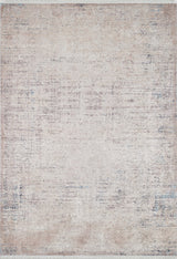 The Copper Glow - Washable Rug - JR1700 is a large, rectangular rug in soft beige and light gray with subtle blue accents and a lightly textured, modern distressed finish—ideal for high-traffic areas seeking timeless style.