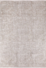 The Pure Bliss - Washable Rug - JR745 (Outlet) US is a large rectangular rug featuring a subtle textured pattern in neutral beige and light brown, offering a woven linen-like look that’s ideal for high-traffic areas.