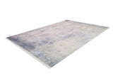 The Sunset Sky Ombre - Washable Rug - JR1918 is a rectangular, soft rug with a faded distressed pattern in beige, gray, and light lavender. Its gently worn look and subtle color variations make it ideal for high-traffic areas.