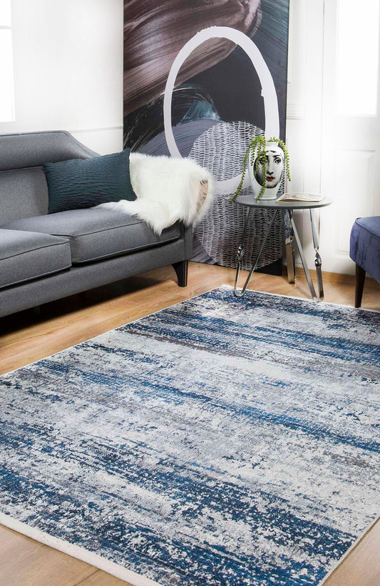 machine-washable-area-rug-Abstract-Modern-Brushed-Collection-Blue-Gray-Anthracite-JR550