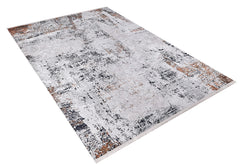 machine-washable-area-rug-Abstract-Modern-Collection-Gray-Anthracite-Orange-JR891