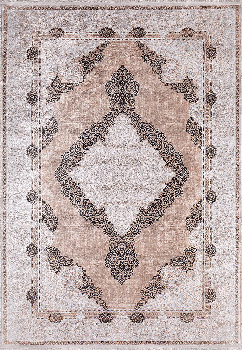machine-washable-area-rug-Medallion-Collection-Bronze-Brown-JR1540