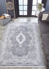 machine-washable-area-rug-Medallion-Collection-Gray-Anthracite-JR1781