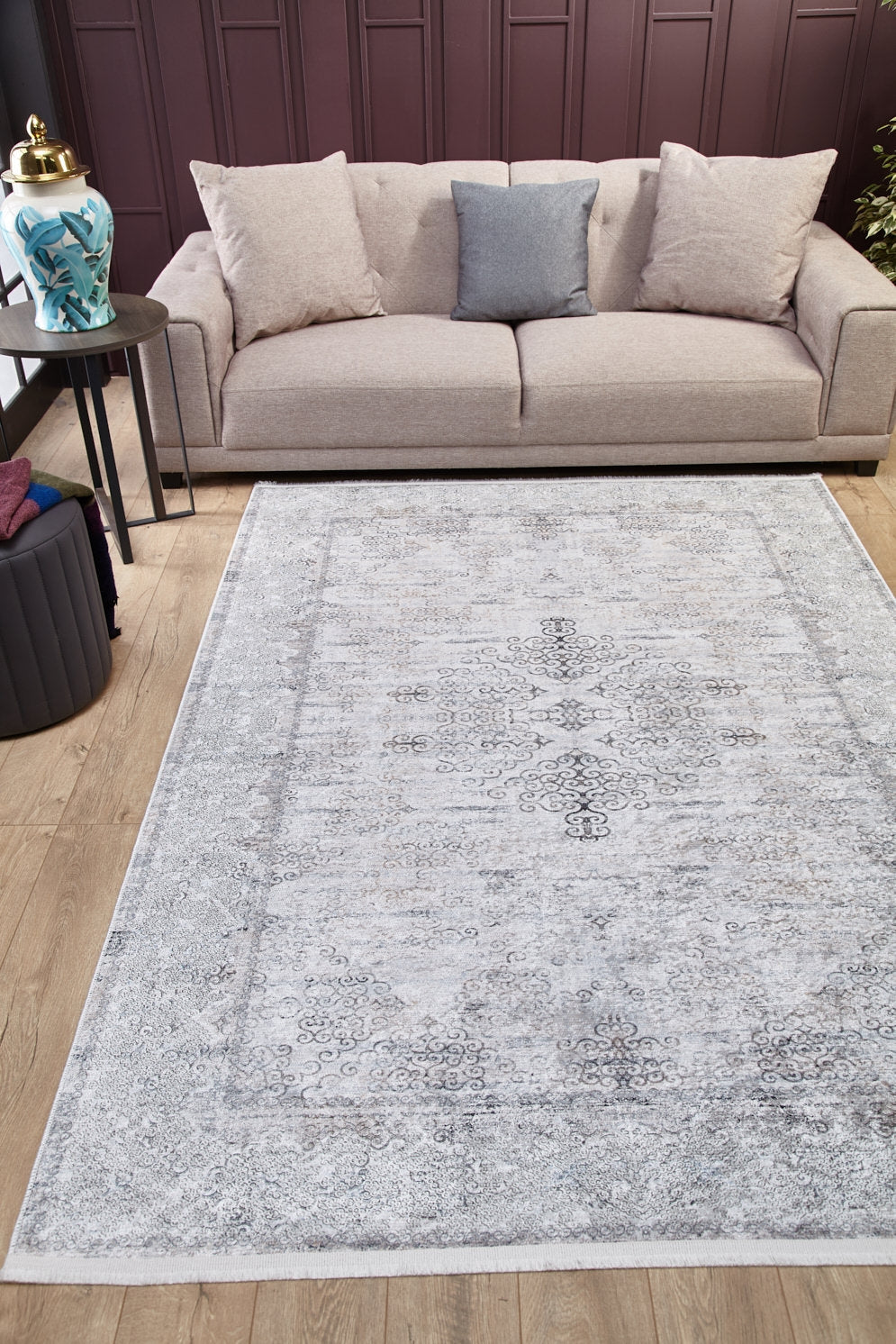 machine-washable-area-rug-Medallion-Collection-Gray-Anthracite-JR1784