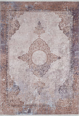machine-washable-area-rug-Medallion-Collection-Bronze-Brown-JR1903