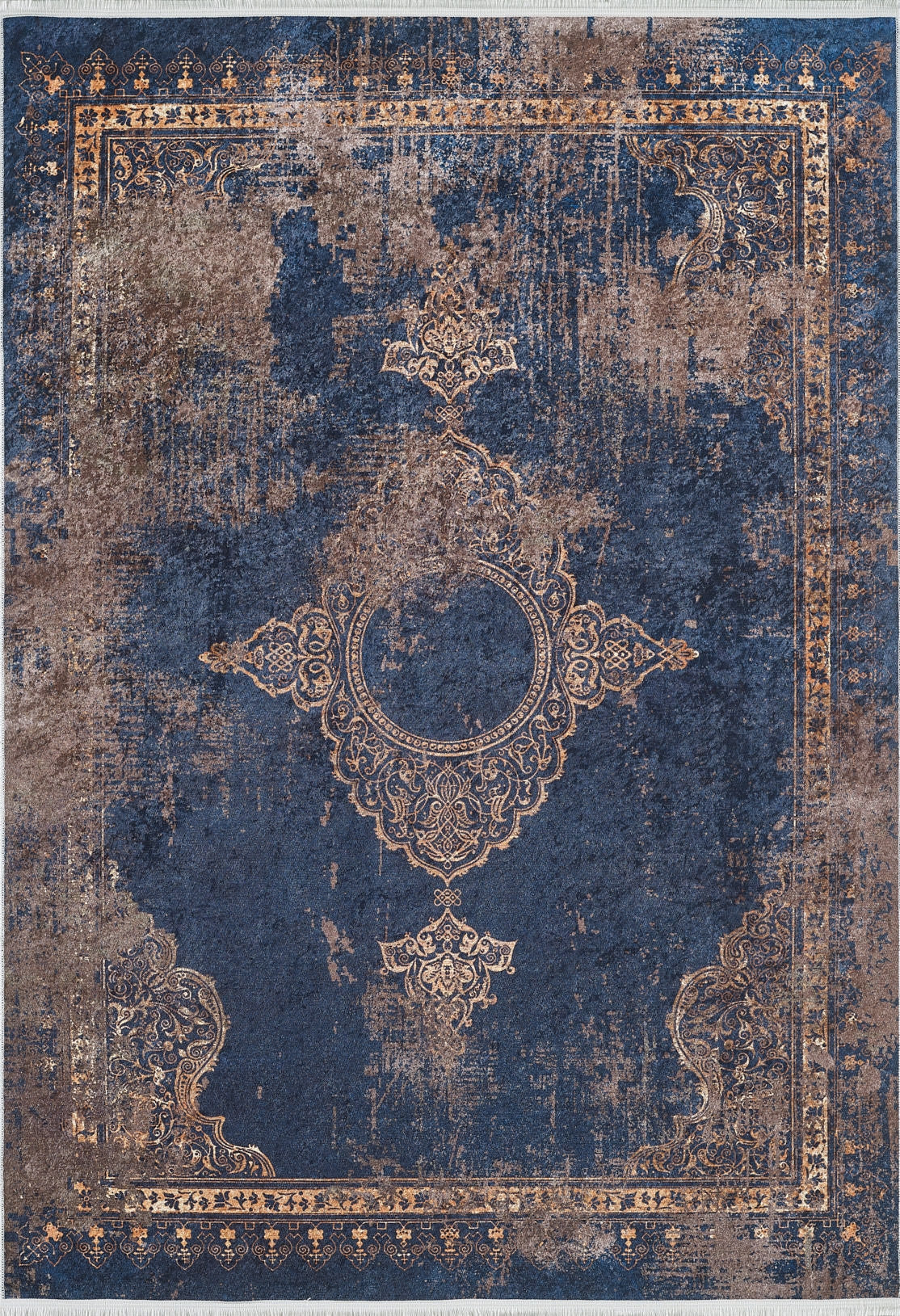 machine-washable-area-rug-Medallion-Collection-Blue-JR1905