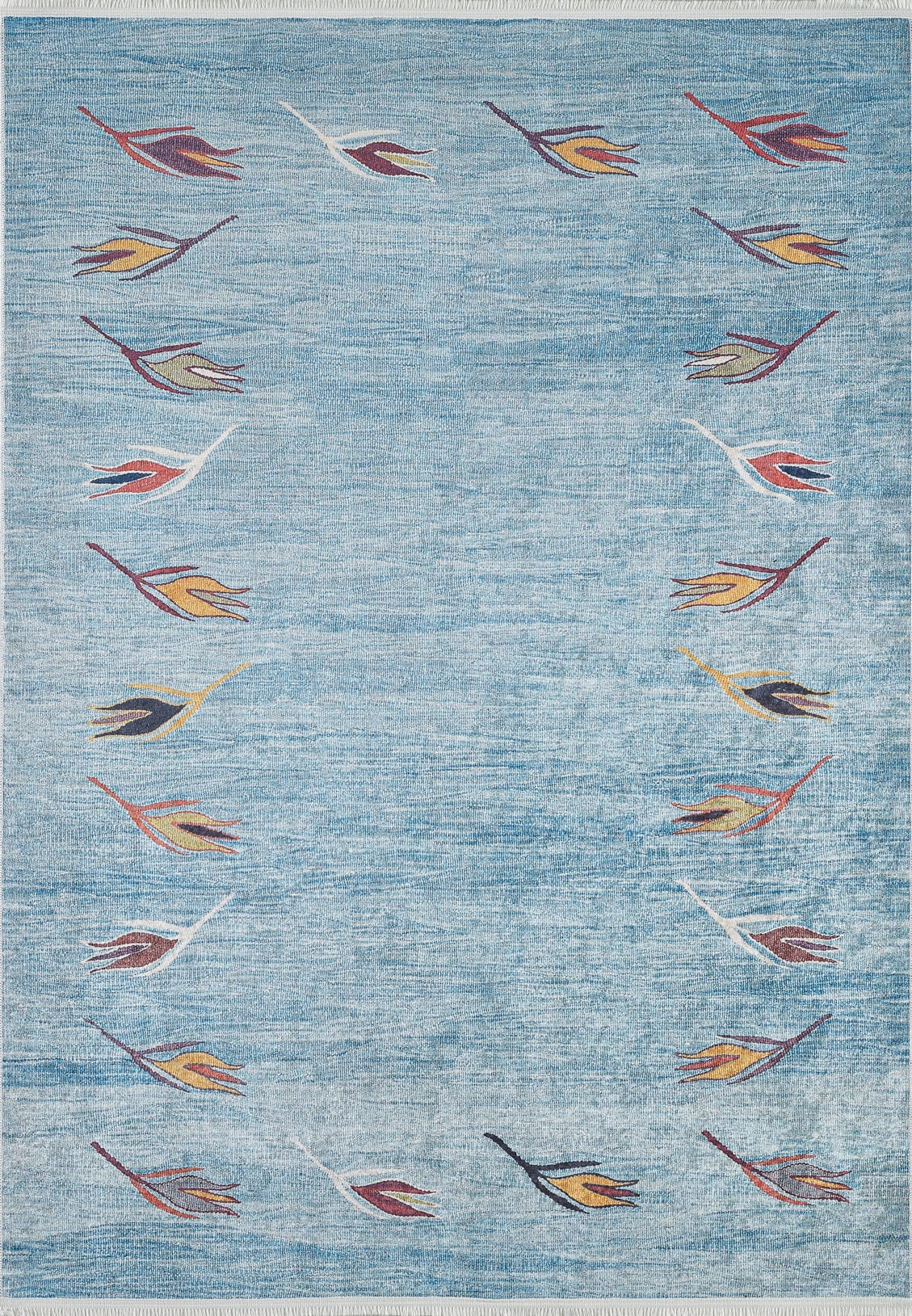 machine-washable-area-rug-Floral-Collection-Blue-JR1719
