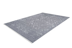 machine-washable-area-rug-Bohemian-Trellis-Lattice-Modern-Collection-Gray-Anthracite-JR1841
