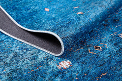 machine-washable-area-rug-Bohemian-Collection-Blue-JR1989